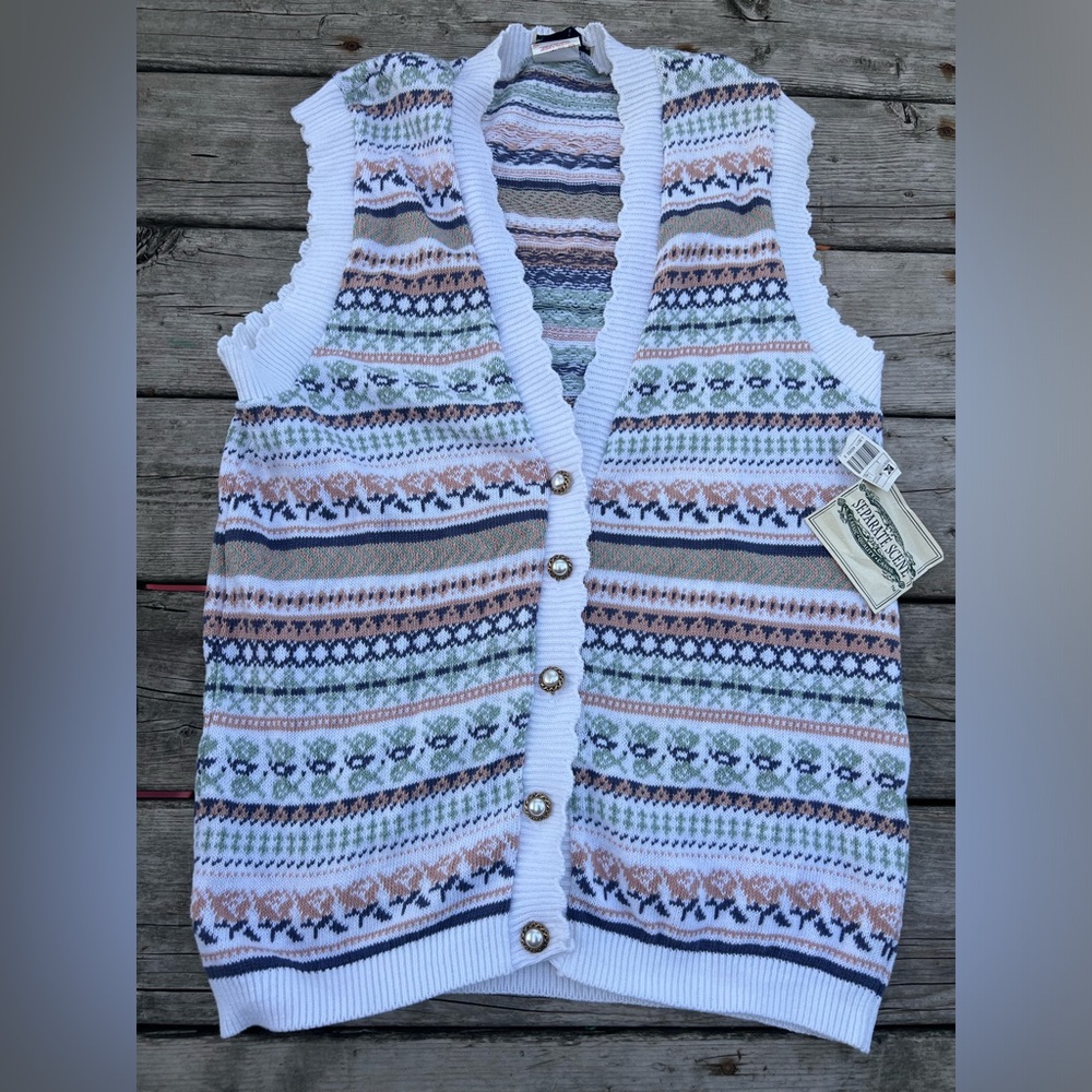 Knit Vest size Large